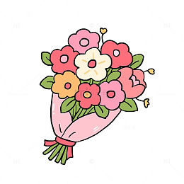 情人节花束免抠元素