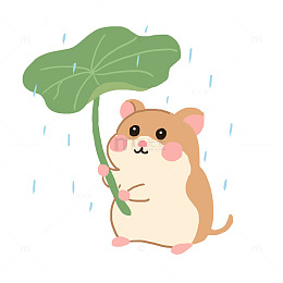 春雨下雨梅雨季元素