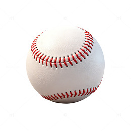 棒球特写3D渲染