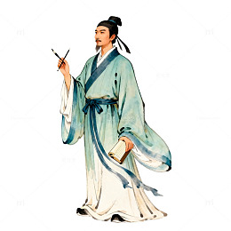 古风人物插画素材