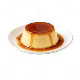 奶油布丁美食片