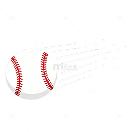 棒球运动矢量图