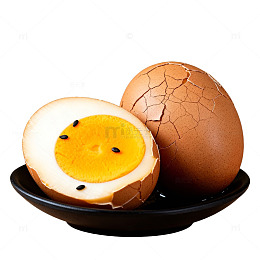 卤蛋插画风格美食图片