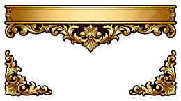 金色华丽装饰边框设计