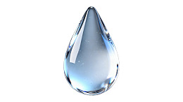 晶莹剔透的水滴特写图片