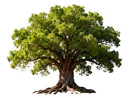 一棵枝繁叶茂的大树图片