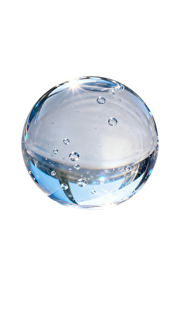 透明球体含气泡水滴图片