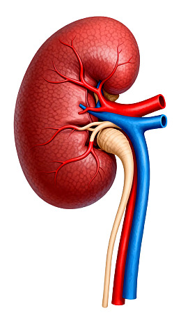 肾脏解剖结构示意图图片