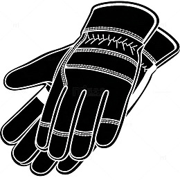 扁平 劳保手套 手套 插画