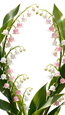 铃兰花环装饰图片