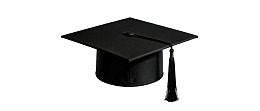 黑色毕业帽特写图片