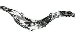 流动水波的抽象艺术画面