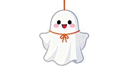 可爱卡通幽灵挂饰图片