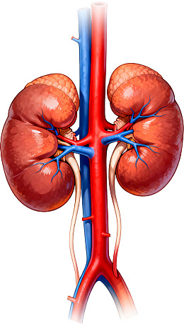 肾脏解剖结构示意图图片