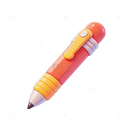 可爱卡通 圆润钢笔