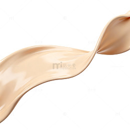 流动液体化妆品特写