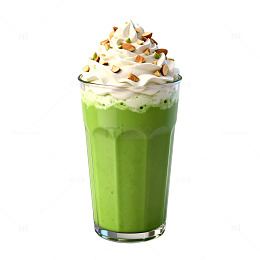 抹茶奶昔饮品美食片