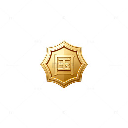 金色徽章国徽图案设计元素