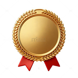 金色奖章设计素材