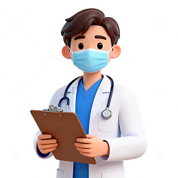 卡通医生医疗形象设计素材