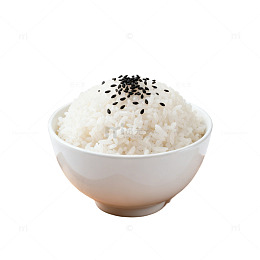 简约风格白米饭美食