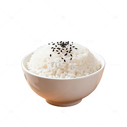 简约风白米饭餐具摆设