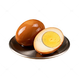 卡通卤蛋美食插画