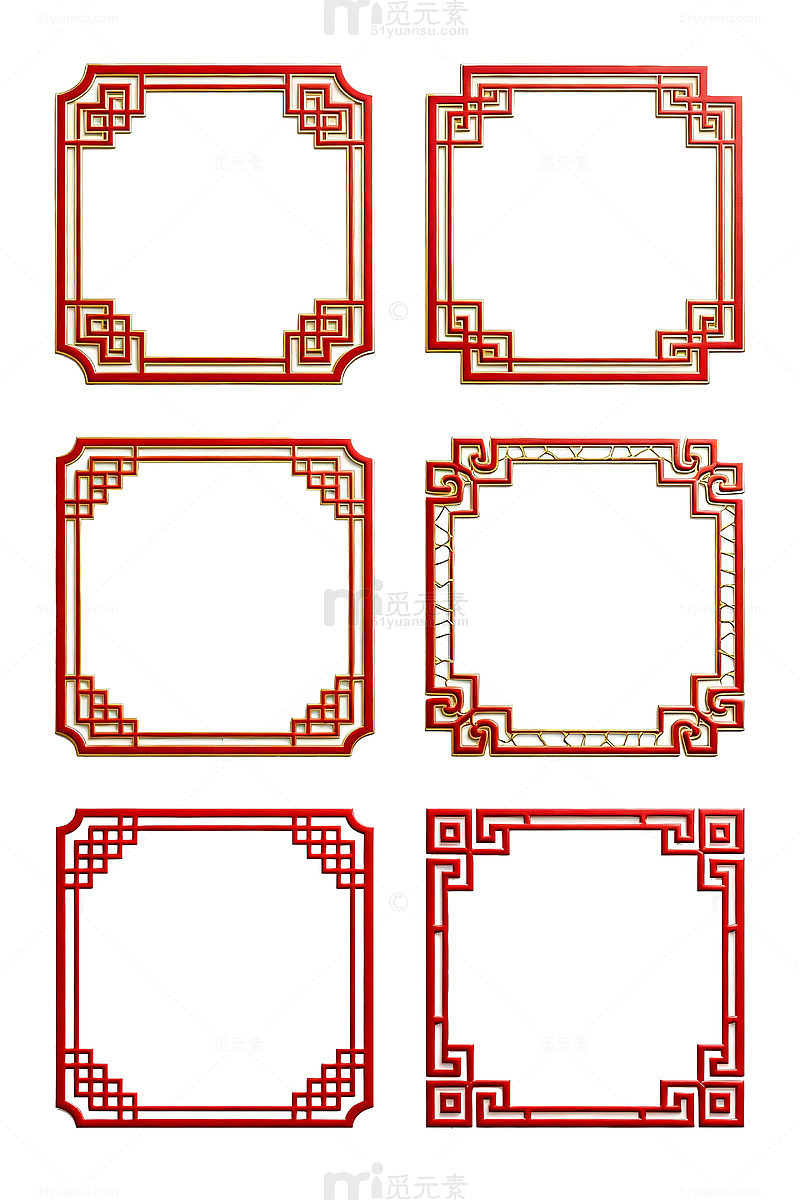 传统中式边框设计素材