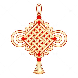 中国传统结饰图案元素设计素材