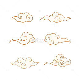 古典祥云 云纹图案设计元素