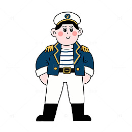 国际航海日手绘免抠元素