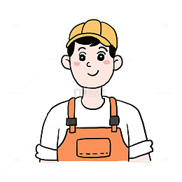 五一劳动节手绘卡通免抠元素