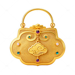 黄金镂空手提包设计