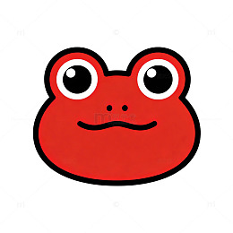 卡通青蛙头像简笔画