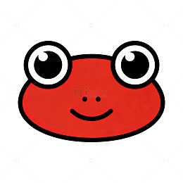 卡通青蛙头像简笔画