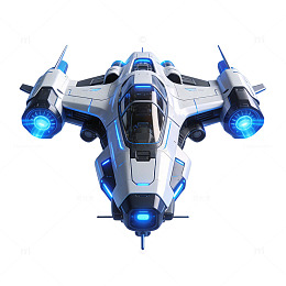 未来科技飞行器概念图