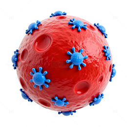 病毒三维渲染图