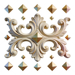 欧式花纹装饰图案设计素材