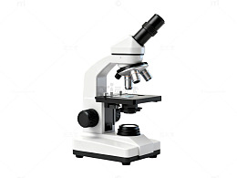 科学仪器显微镜写实模型