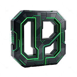 科技感数字09设计元素