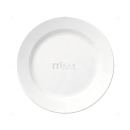 简约白瓷盘美食素材