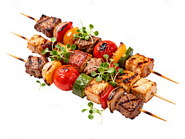 美味烤串美食