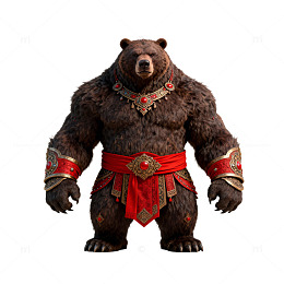 卡通熊装扮服饰造型