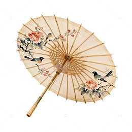 传统中国风纸伞装饰画