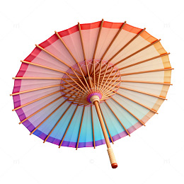 绚丽多彩传统纸伞