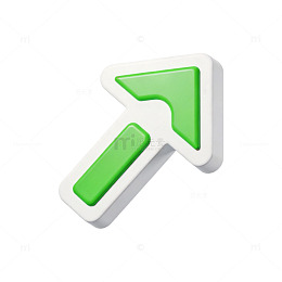 立体箭头指示图标设计元素