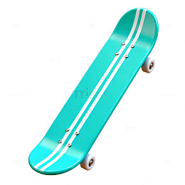 滑板运动装备矢量素材