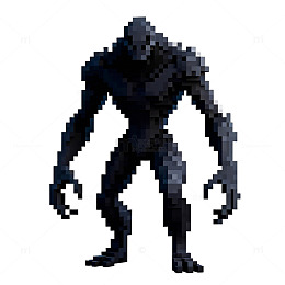 像素怪物游戏角色设计素材