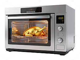 现代化烤箱烤鸡美食