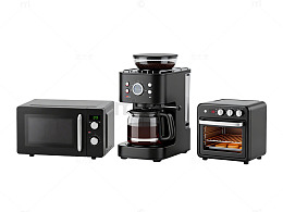 现代厨房电器组合图